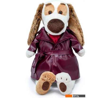  - Мягкие игрушки BUDI BASA Бартоломей в пальто из экокожи Bart27-043 - Бартоломей в пальто из экокожи Bart27-043