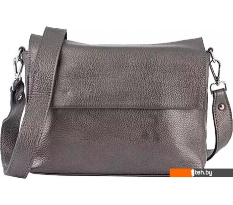  - Женские и мужские сумки Poshete 892-H8345H-DSV (темный серебристый) - 892-H8345H-DSV (темный серебристый)