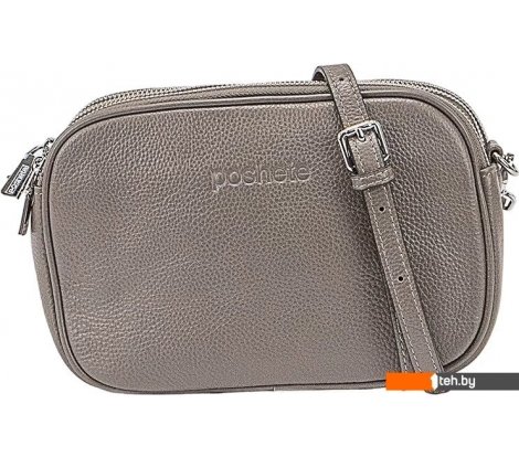  - Женские и мужские сумки Poshete 923-0049-GRY (серый) - 923-0049-GRY (серый)