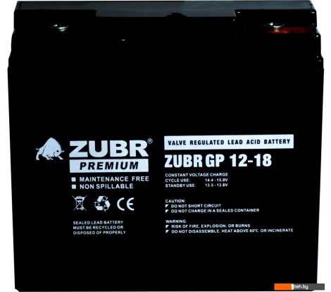  - Аккумуляторы для ИБП Zubr GP 12-18 - GP 12-18