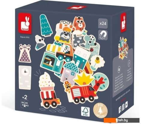  - Развивающие игрушки Janod Город J09642 - Город J09642