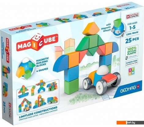 - Развивающие игрушки Geomag Магнитные кубики 4 формы GM209 - Магнитные кубики 4 формы GM209