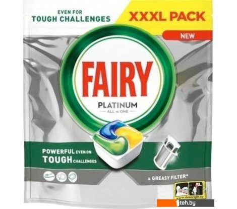  - Бытовая химия Fairy Platinum All in One Lemon (81 шт) - Platinum All in One Lemon (81 шт)