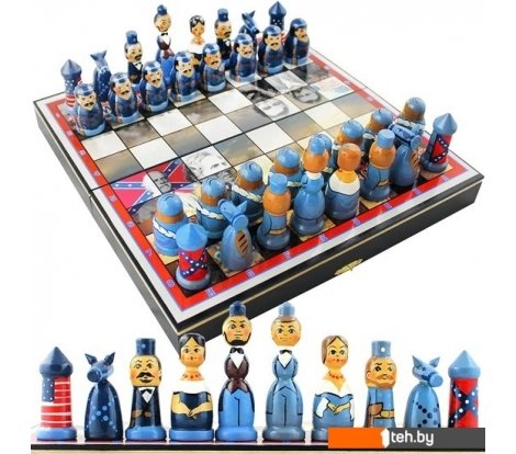  - Шахматы, шашки, нарды Брестская Фабрика Сувениров Гражданская война в США ch_civilwar - Гражданская война в США ch_civilwar