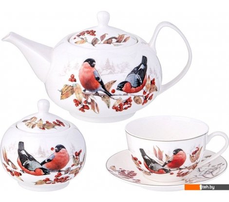  - Заварочные чайники, кофеварки, френч-прессы Lefard Лесная сказка Снегири 85-2025 - Лесная сказка Снегири 85-2025