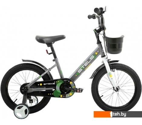  - Детские велосипеды Stels Strike VC 16 2024 р.9.6 (разобранный, серый) - Strike VC 16 2024 р.9.6 (разобранный, серый)