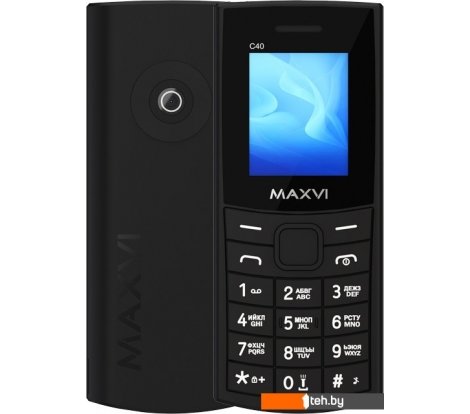  - Мобильные телефоны Maxvi C40 (черный) - C40 (черный)