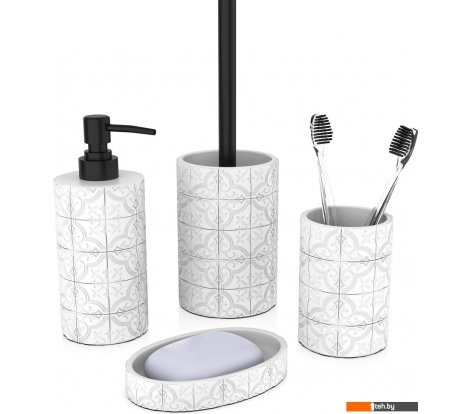  - Аксессуары для ванной и туалета FORA Patchwork (4 предмета) - Patchwork (4 предмета)