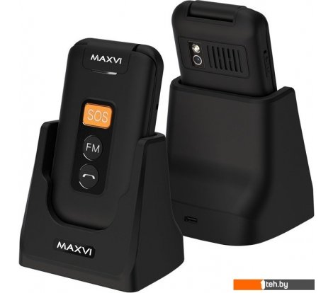  - Мобильные телефоны Maxvi E5 up (черный) - E5 up (черный)