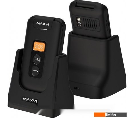  - Мобильные телефоны Maxvi E5 up (черный) - E5 up (черный)