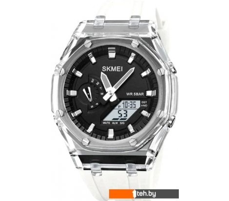  - Наручные часы Skmei 2100 (белый/черный) - 2100 (белый/черный)