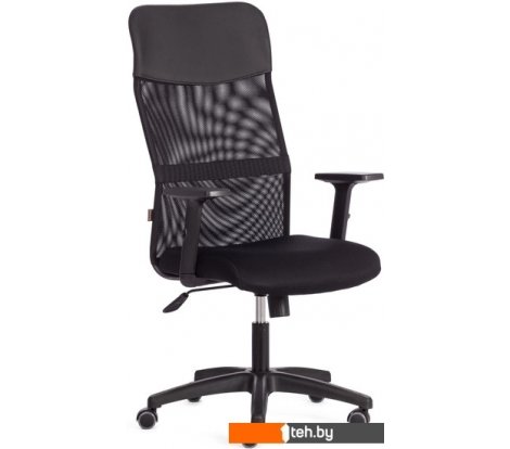  - Офисные кресла и стулья TetChair Practic Plt кожзам/ткань (черный) - Practic Plt кожзам/ткань (черный)