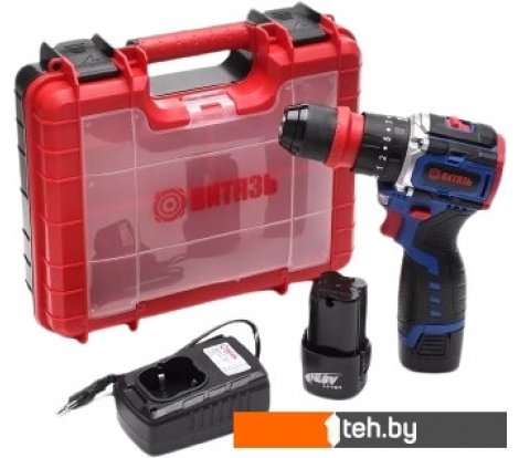 - Шуруповерты, гайковерты, электроотвертки Витязь ДА-1016-У10М БСП 18012025 (с 2-мя АКБ, кейс) - ДА-1016-У10М БСП 18012025 (с 2-мя АКБ, кейс)