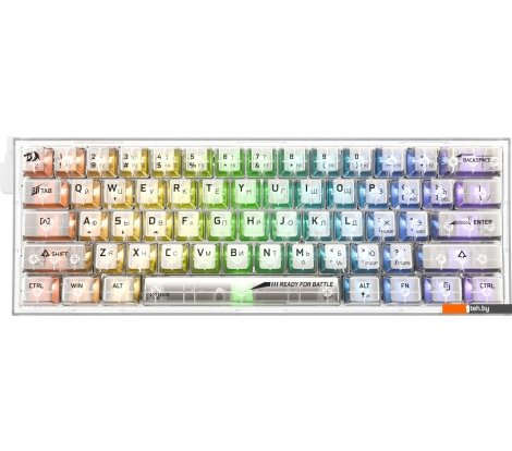  - Клавиатуры Redragon Fizz (прозрачный/белый) - Fizz (прозрачный/белый)