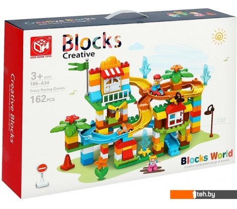 - Конструкторы Kids Home Toys Забавные горки 188-A34 9655728 - Забавные горки 188-A34 9655728