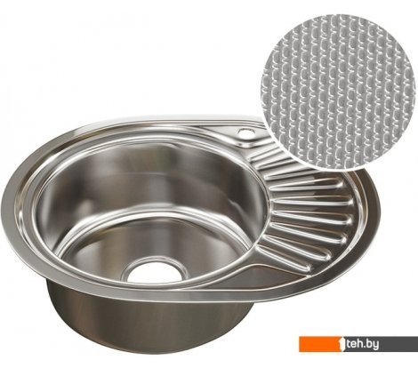  - Кухонные мойки Mixline 532302 (левая, с текстурой, 0.8 мм) - 532302 (левая, с текстурой, 0.8 мм)