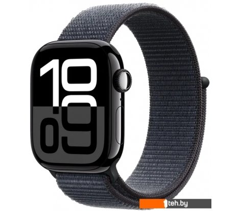  - Умные часы и браслеты Apple Watch Series 10 42 мм (алюминиевый корпус, черный/темно-серый, нейлоновый ремешок) - Watch Series 10 42 мм (алюминиевый корпус, черный/темно-серый, нейлоновый ремешок)