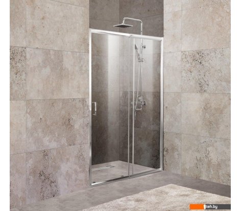  - Душевые кабины BelBagno UNIQUE-BF-1-120/135-C-Cr (прозрачное стекло) - UNIQUE-BF-1-120/135-C-Cr (прозрачное стекло)