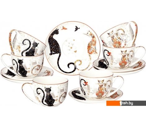  - Кружки, чашки, стаканы для горячих напитков Lefard Парижские коты 104-924 - Парижские коты 104-924