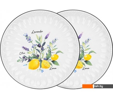  - Тарелки, салатники, блюда и наборы Fissman Provence 13619 (2шт) - Provence 13619 (2шт)