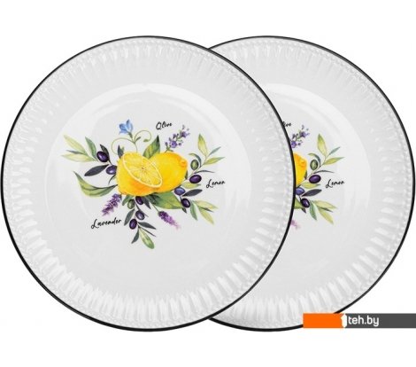  - Тарелки, салатники, блюда и наборы Fissman Provence 13620 (2шт) - Provence 13620 (2шт)
