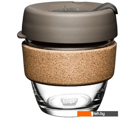 - Термосы, термокружки и многоразовые стаканы KeepCup Brew Cork S Latte 227мл (серый) - Brew Cork S Latte 227мл (серый)