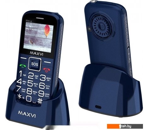  - Мобильные телефоны Maxvi B5ds up (темно-синий) - B5ds up (темно-синий)