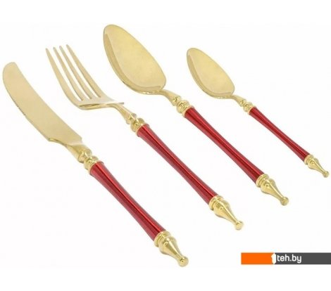- Столовые приборы Lenardi 197-020 (красный) - 197-020 (красный)