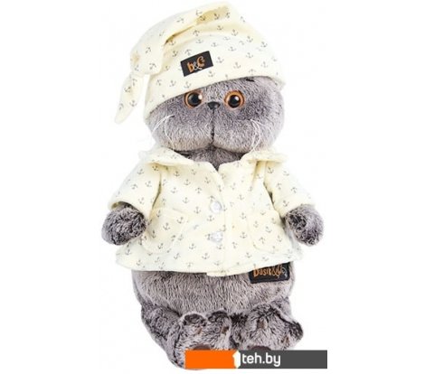  - Мягкие игрушки Basik & Co Басик в пижаме (19 см) - Басик в пижаме (19 см)