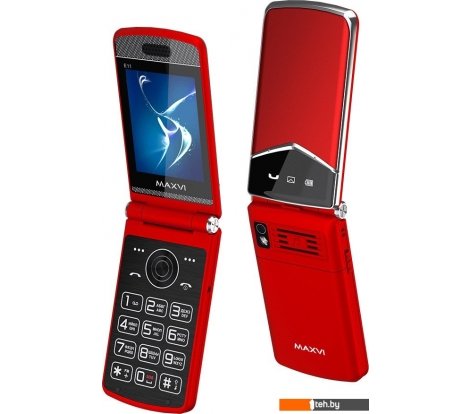  - Мобильные телефоны Maxvi E11 (красный) - E11 (красный)