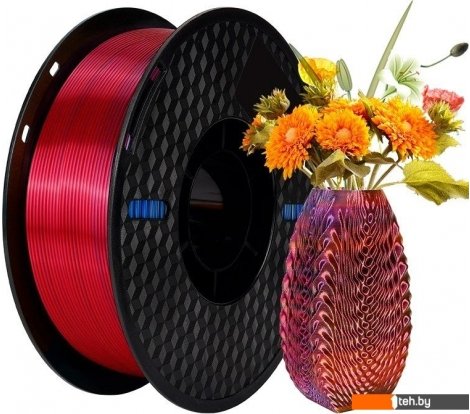  - Расходные материалы и аксессуары для 3D-печати Kingroon PLA Tri Color Silk 1.75мм NSC025 (1кг, Red/Golden/Blue) - PLA Tri Color Silk 1.75мм NSC025 (1кг, Red/Golden/Blue)