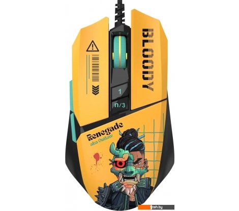  - Мыши A4Tech Bloody W63 Max Renegade (желтый) - Bloody W63 Max Renegade (желтый)