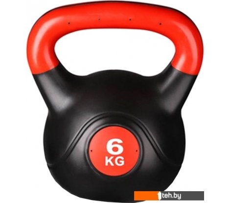 - Гантели, гири, штанги Indigo IN125 6 кг (черный/красный) - IN125 6 кг (черный/красный)