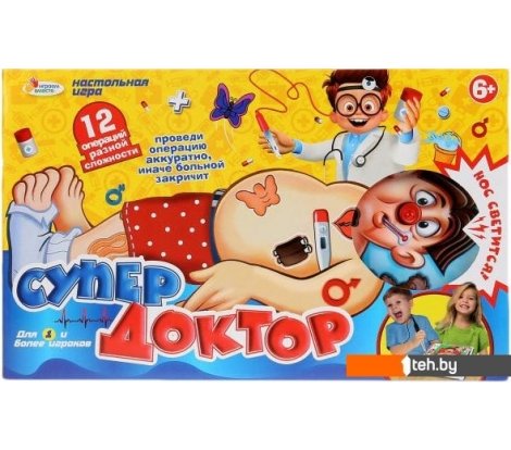  - Настольные игры Играем вместе Супер Доктор B1700887-R - Супер Доктор B1700887-R