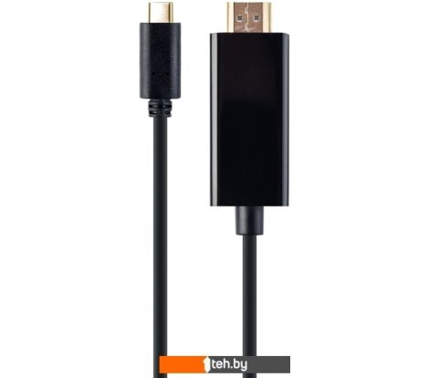  - Кабели, адаптеры, разветвители Cablexpert A-CM-HDMIM-02 USB Type-C - HDMI (2 м, черный) - A-CM-HDMIM-02 USB Type-C - HDMI (2 м, черный)
