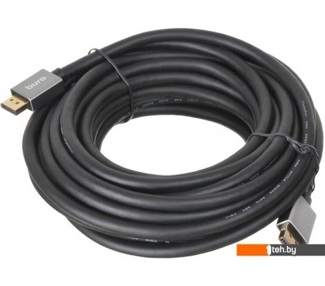  - Кабели, адаптеры, разветвители Buro BHP-DPP-1.4-10G (10 м, черный) - BHP-DPP-1.4-10G (10 м, черный)