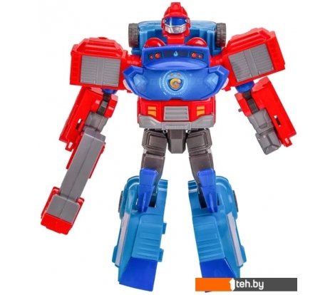  - Роботы, трансформеры, фигурки GoGo Bus Пожарный полицейский 2 в 1 YS4013D - Пожарный полицейский 2 в 1 YS4013D