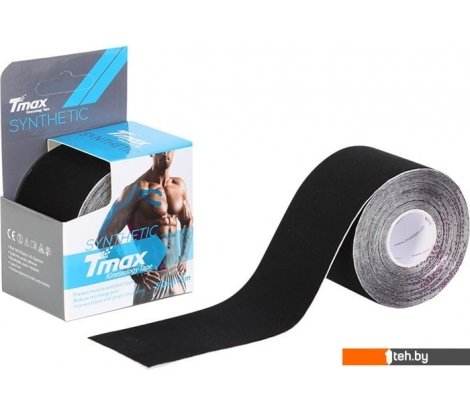  - Спортивная защита Tmax Synthetic 5 см х 5 м (черный) - Synthetic 5 см х 5 м (черный)