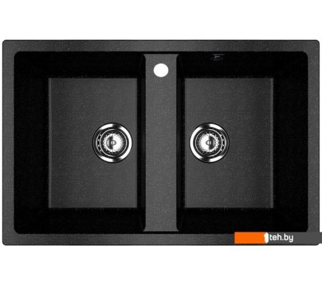 - Кухонные мойки Ulgran U-608 (308 черный) - U-608 (308 черный)