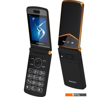  - Мобильные телефоны Maxvi E11 (черный) - E11 (черный)