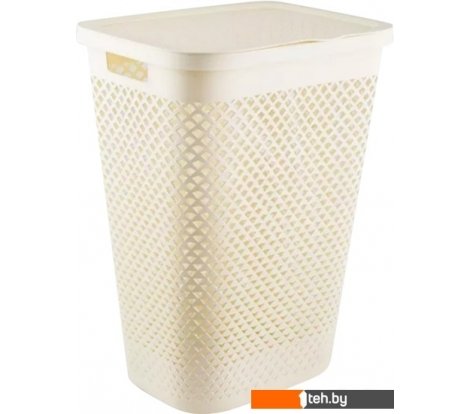  - Ящики, корзины, органайзеры Curver Laundry hamper 249816 (кремовый) - Laundry hamper 249816 (кремовый)
