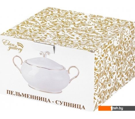  - Предметы сервировки Elan Gallery 420503 (белый с золотом) - 420503 (белый с золотом)