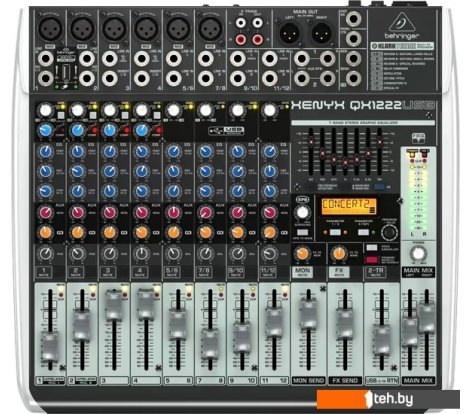  - Микшерные пульты и консоли BEHRINGER Xenyx QX1222USB - Xenyx QX1222USB