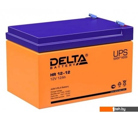  - Аккумуляторы для ИБП Delta HR 12-12 (12В/12 А·ч) - HR 12-12 (12В/12 А·ч)