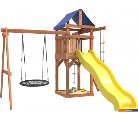  - Детские спортивные комплексы и игровые площадки National Tree Company С качелями гнездо 100 IgroWoods ДП-12 - С качелями гнездо 100 IgroWoods ДП-12