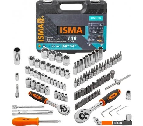  - Наборы инструментов ISMA ISMA-41082-5DS (108 предметов) - ISMA-41082-5DS (108 предметов)