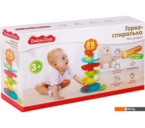  - Развивающие игрушки Baby Toys Горка-спиралька. Пять уровней 70009 - Горка-спиралька. Пять уровней 70009
