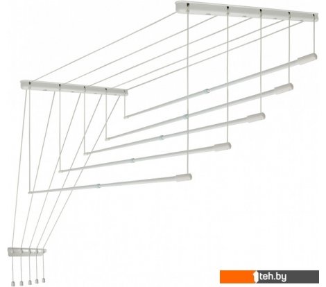  - Сушилки для белья Comfort Alumin Group Потолочная телескопическая 5 прутьев 120-200см (алюминий) - Group Потолочная телескопическая 5 прутьев 120-200см (алюминий)