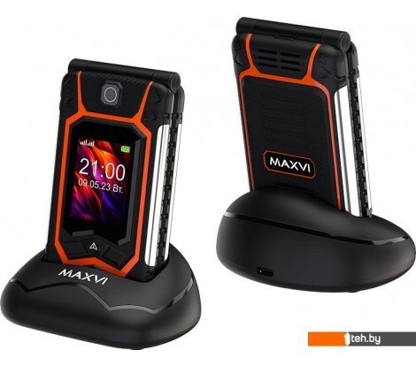  - Мобильные телефоны Maxvi E10ds (оранжевый) - E10ds (оранжевый)