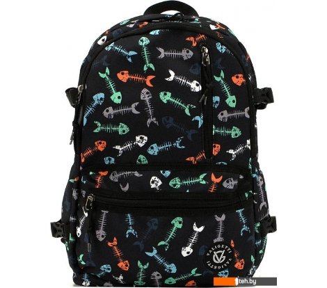  - Рюкзаки VALIGETTI 308-M299-5-BLK (черный) - 308-M299-5-BLK (черный)